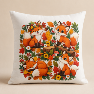 Kissenbezug 40 × 40 cm – Fuchs