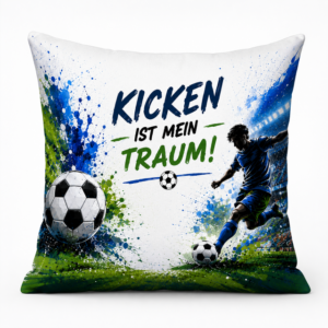 Kissenbezug 40 × 40 cm – Fußball Kicker