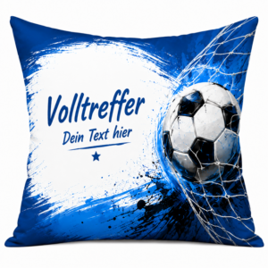 Kissenbezug 40 × 40 cm – Fußball Volltreffer
