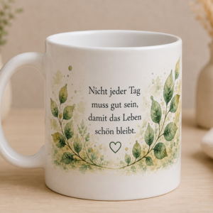 Keramiktasse 330 ml – Nicht jeder Tag muss gut sein