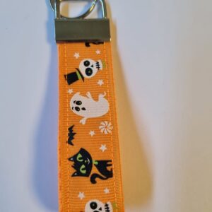 Handgemachter Halloween Schlüsselanhänger Halloween Geister & Katze von Dylans Herzenswerk